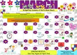 Check out the March Calendar!